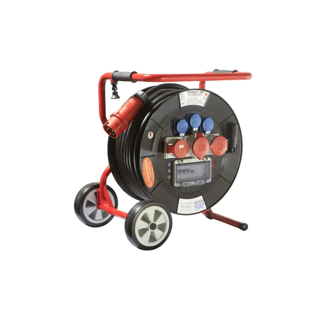 as-schwabe-mammut-trommel-5-kabeltrommel-400v-32a-mit-fahrgestell image 1