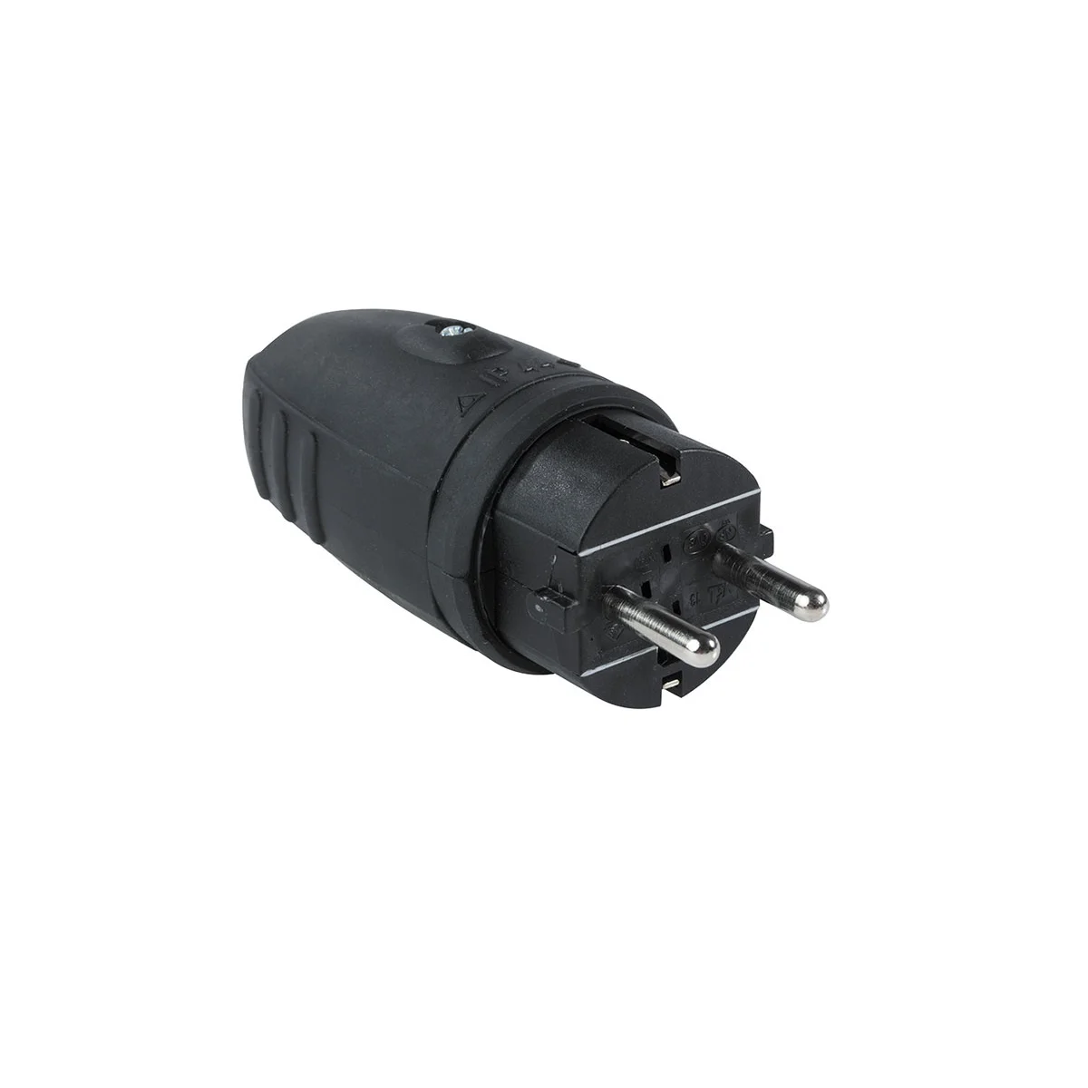 as-schwabe-mixo-gummi-stecker-schwarz-au-en-230-v image 1