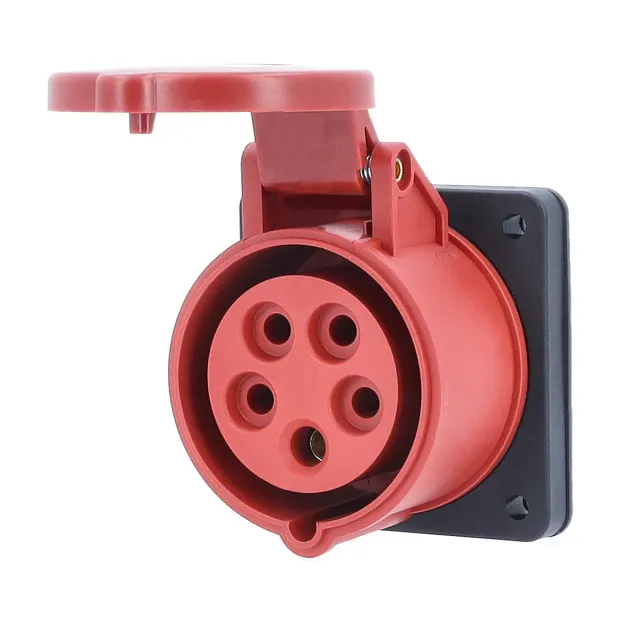 as-schwabe-mixo-60440-cee-anbausteckdose-16a-400v-5-polig image 1