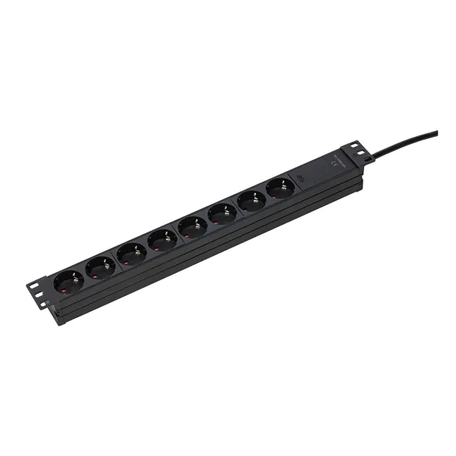 as-schwabe-s-series-steckdosenleiste-19-zoll-8-fach-3-m image 1