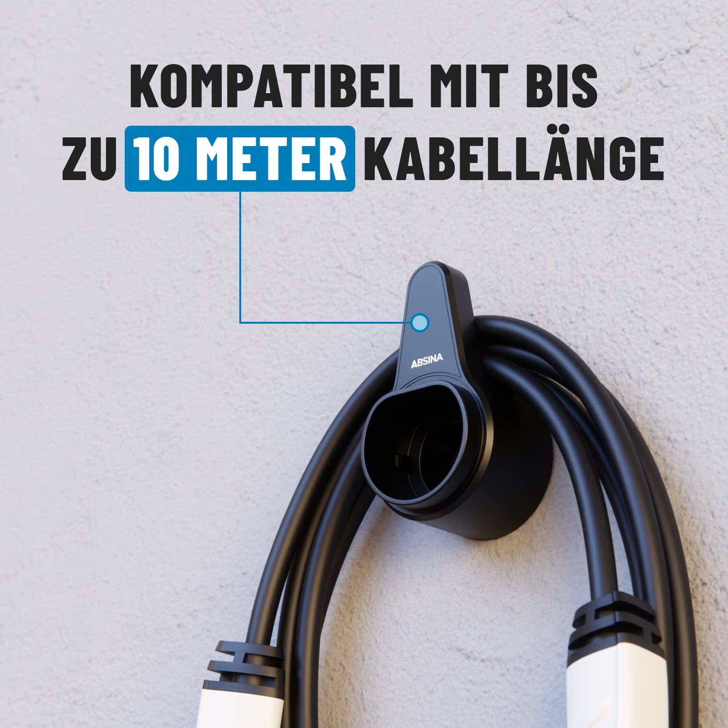 absina-ladeger-te-typ-2-steckerhalter-wandhalterung-abs image 6
