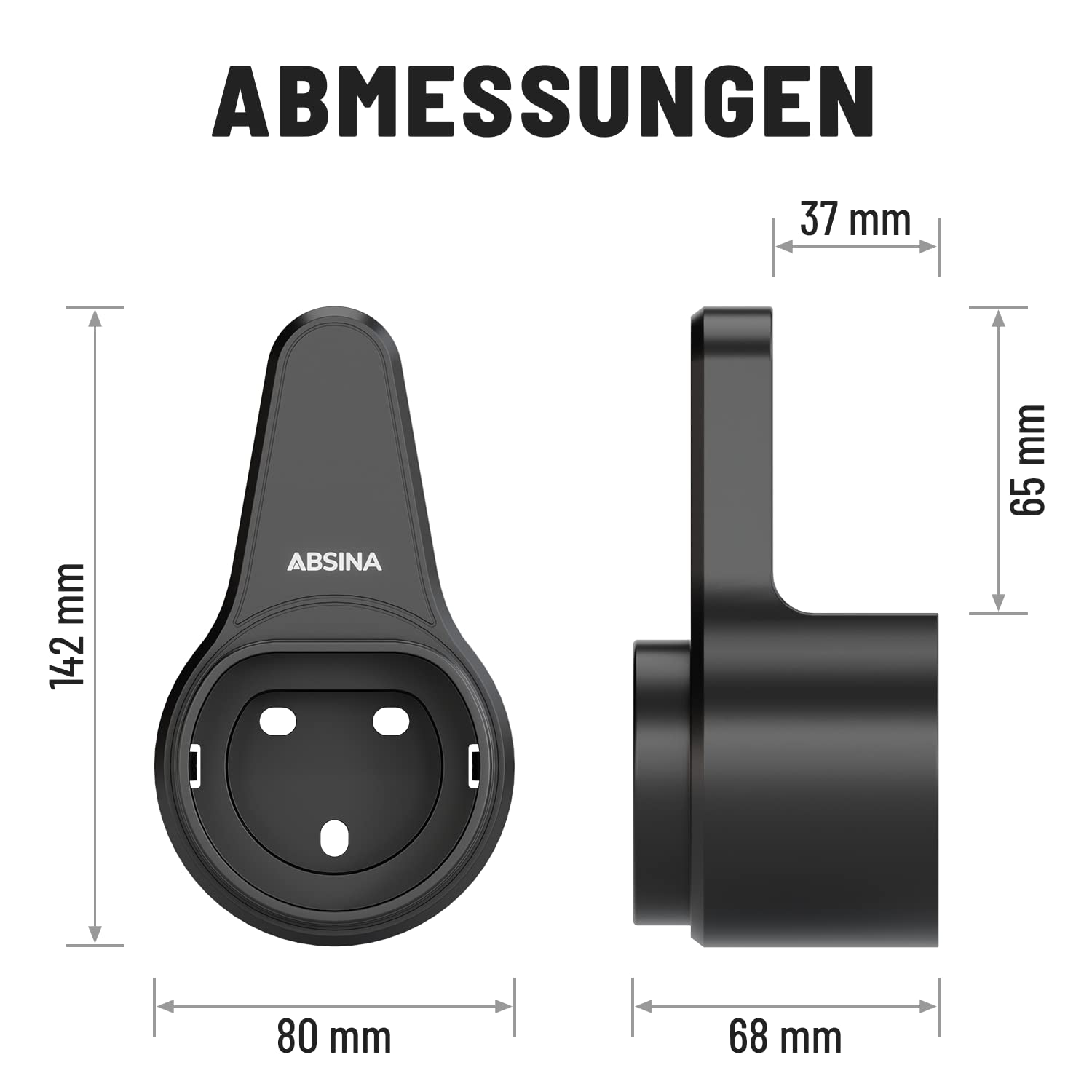 absina-ladeger-te-typ-2-steckerhalter-wandhalterung-abs image 8