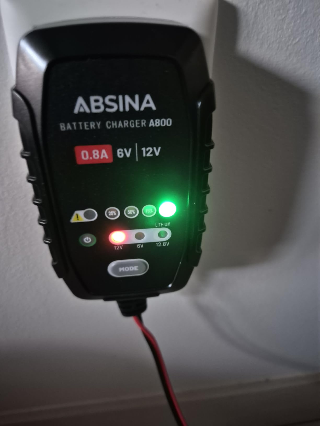 Batterie voll