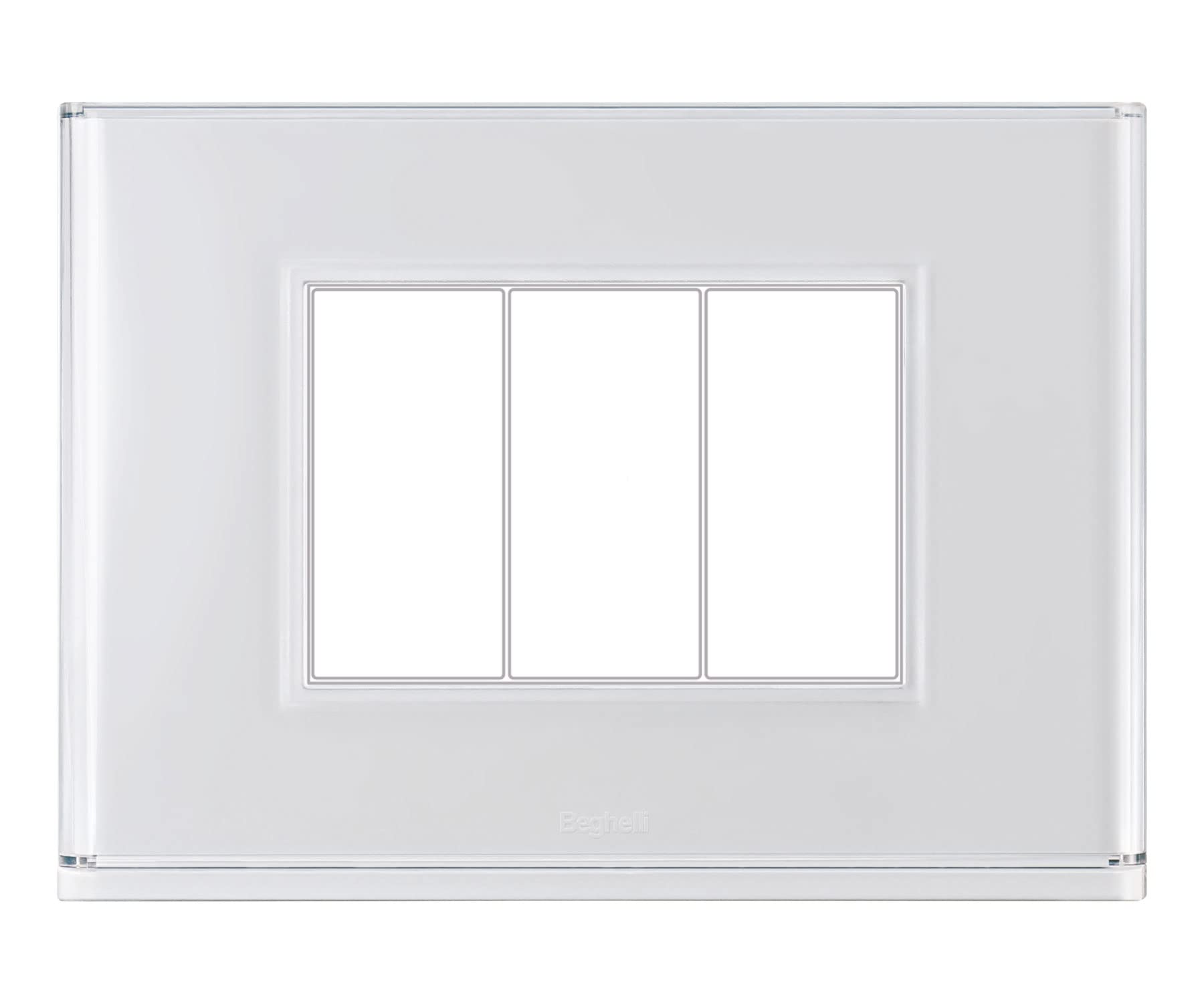 beghelli-smart-home-lite-3-fach-schalterplatte-wei-mit-rgb-licht image 1