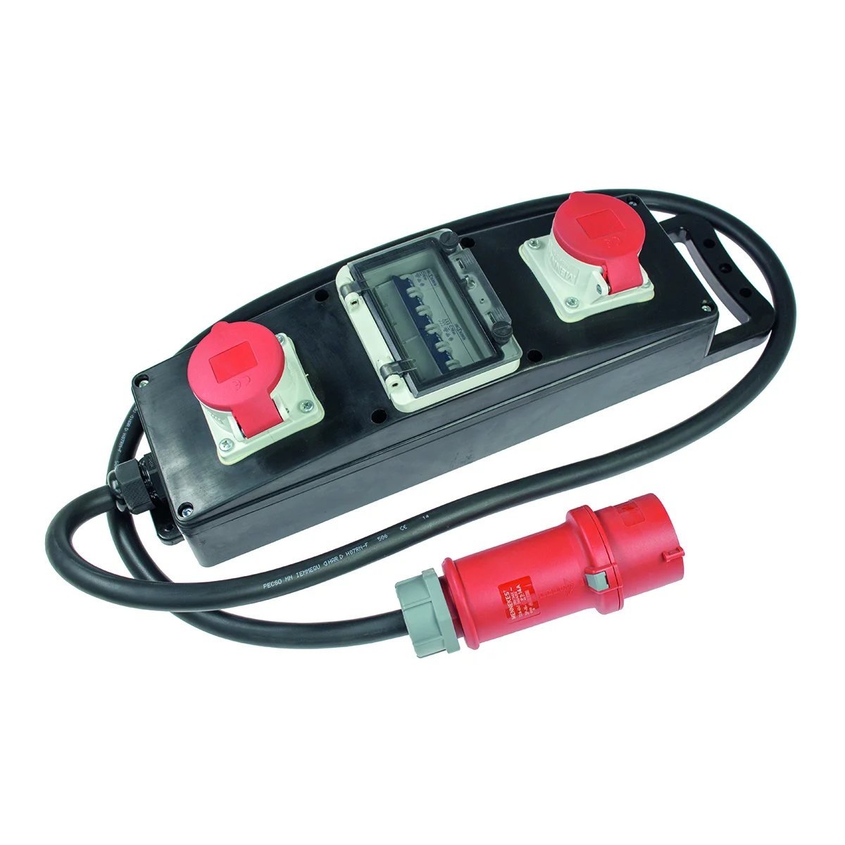 as-schwabe-s10-vollgummi-steckdosenleiste-32a-22kw image 1