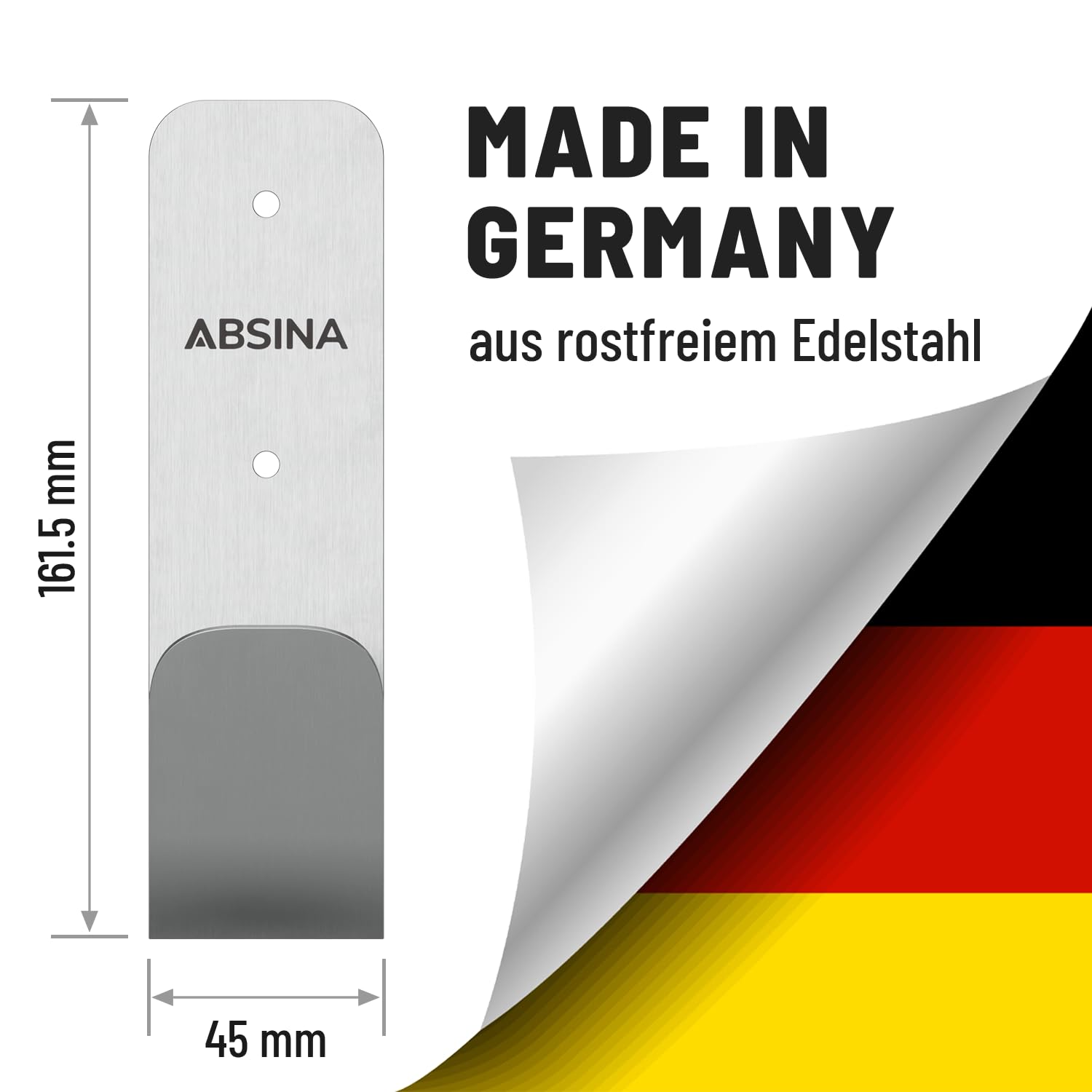absina-typ-2-wandhalterung-edelstahl-ladekabel-halter image 7