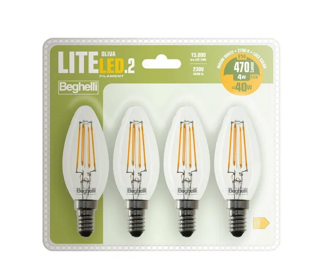 beghelli-lamps-filament-liteled2-oliva-led-4w-warmwei image 1