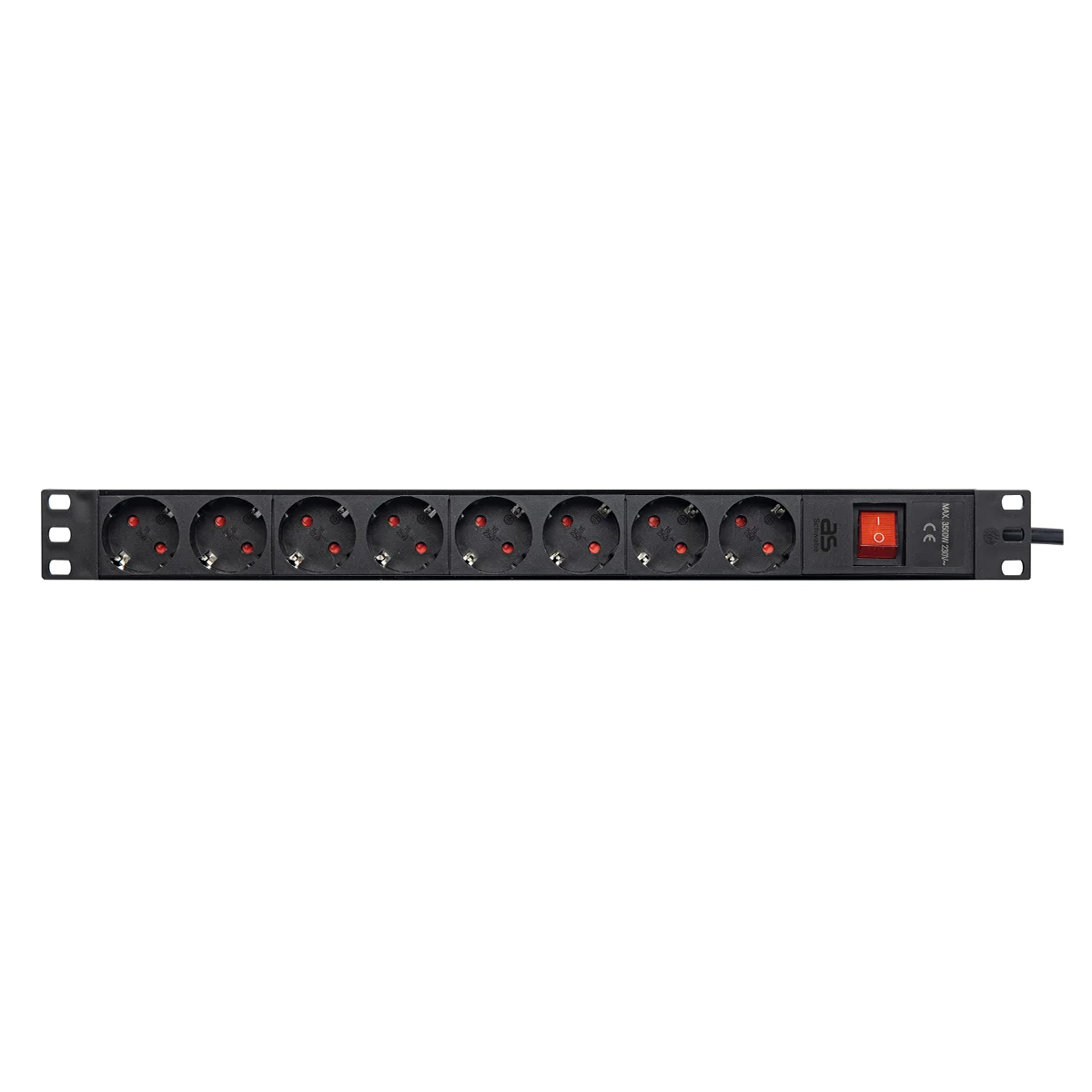 as-schwabe-s-series-rack-steckdosenleiste-19-zoll-8-fach-schalter image 2