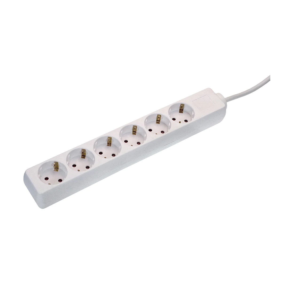as-schwabe-s-series-steckdosenleiste-3-fach-wei-1-4m-ohne-schalter image 1