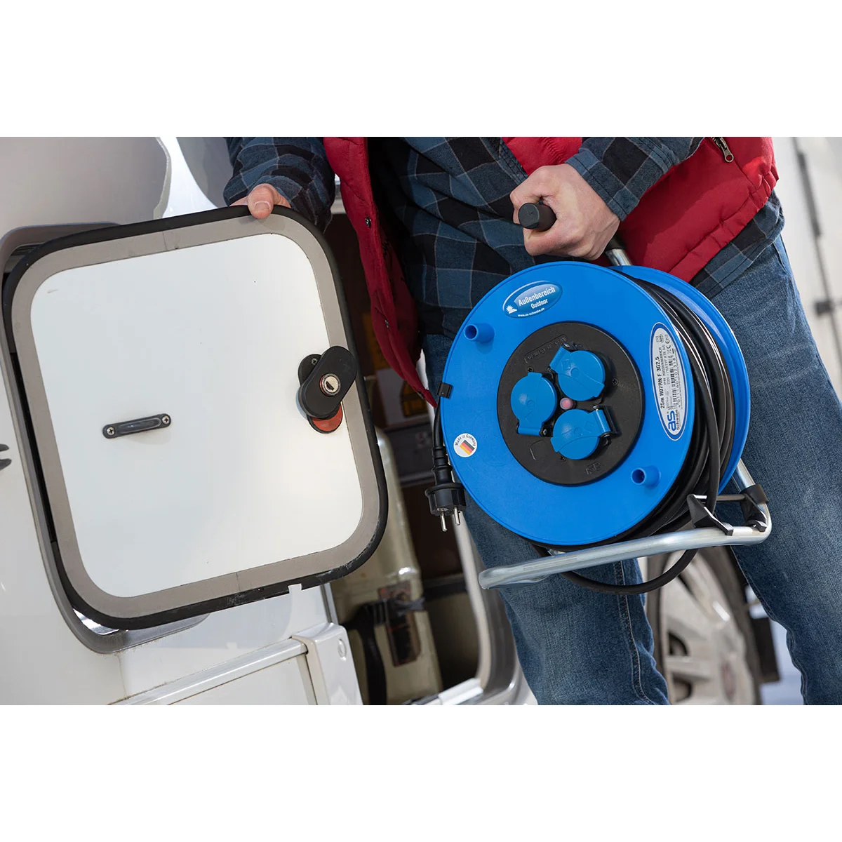 as-schwabe-xperts-kabeltrommel-25m-h07rn-f-blau image 2