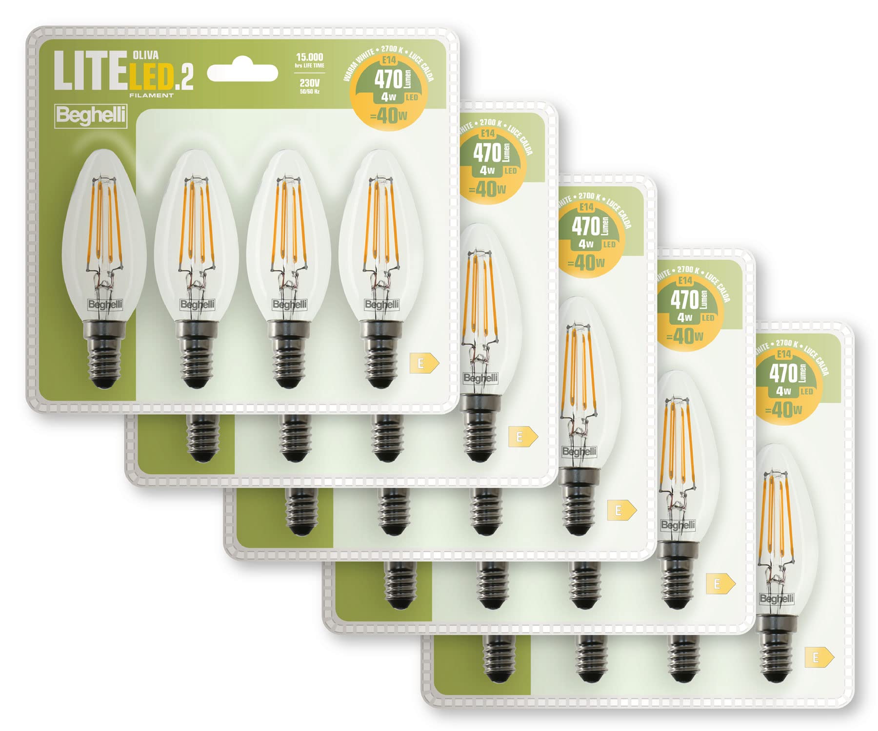 beghelli-liteled2-oliva-lampe-e14-4w-warmwei-20-st-ck image 1