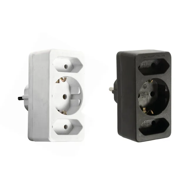 as-schwabe-mixo-eurostecker-2-1-wei-230v-16a image 1