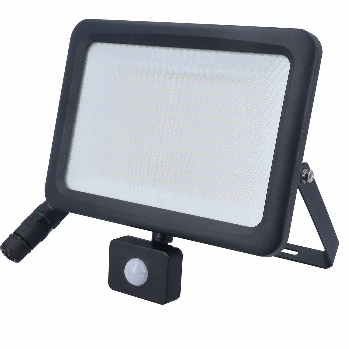 as-schwabe-illumi-optiline-led-strahler-100w-bewegungsmelder image 1