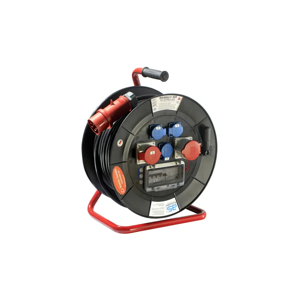 as-schwabe-mammut-4-kabeltrommel-400v-32a-tragegestell image 1