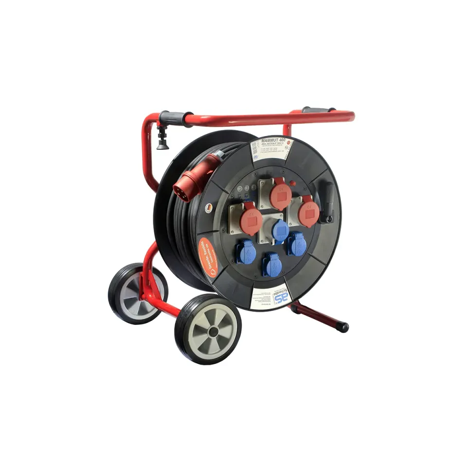 as-schwabe-mammut-trommel-3-kabeltrommel-fahrgestell-400v-16a image 1