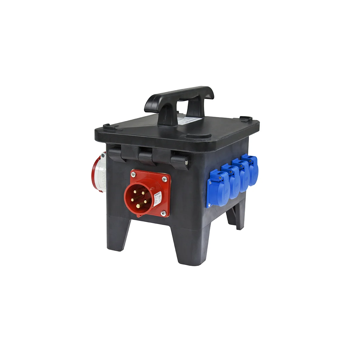 as-schwabe-m1-baustromverteiler-16a-11kw-vollgummi image 1