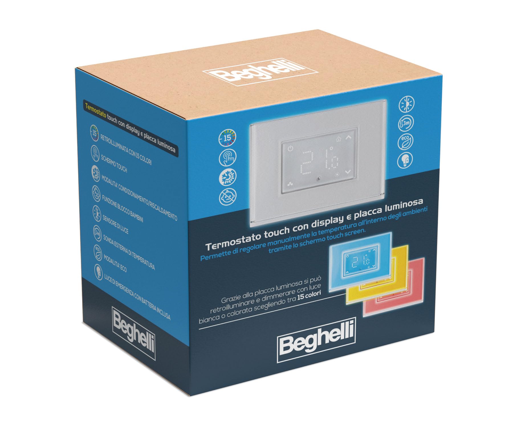 beghelli-smart-home-touch-thermostat-beleuchtet-notlicht image 2