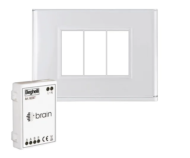 beghelli-smart-home-schalterplatte-wei-temperatur image 1