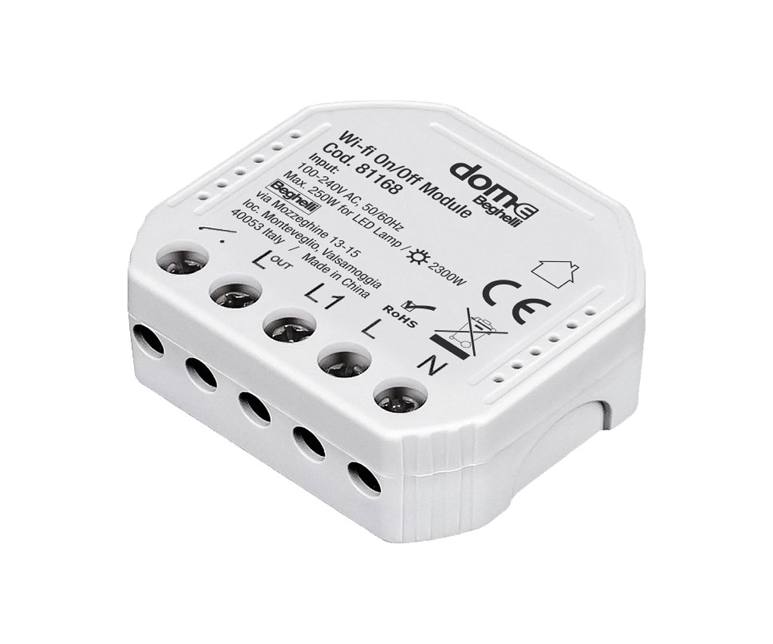 beghelli-dom-e-wlan-schalter-aktuator-relais-wei image 1