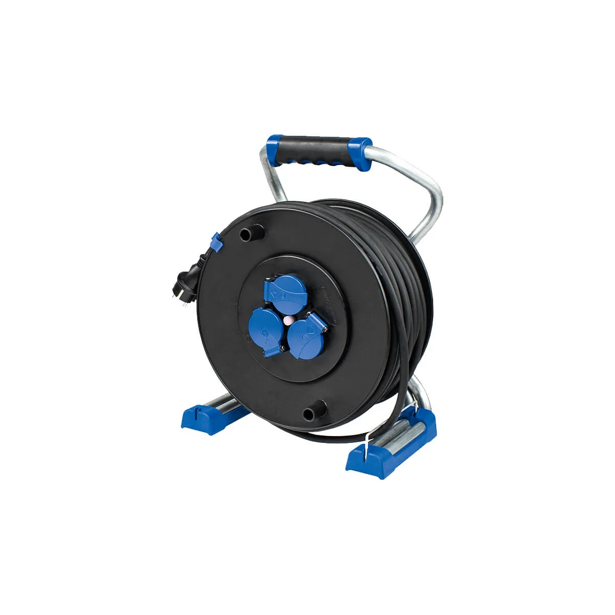 as-schwabe-xperts-kabeltrommel-40-m-gummi-3g1-5-f-r-baustelle image 1