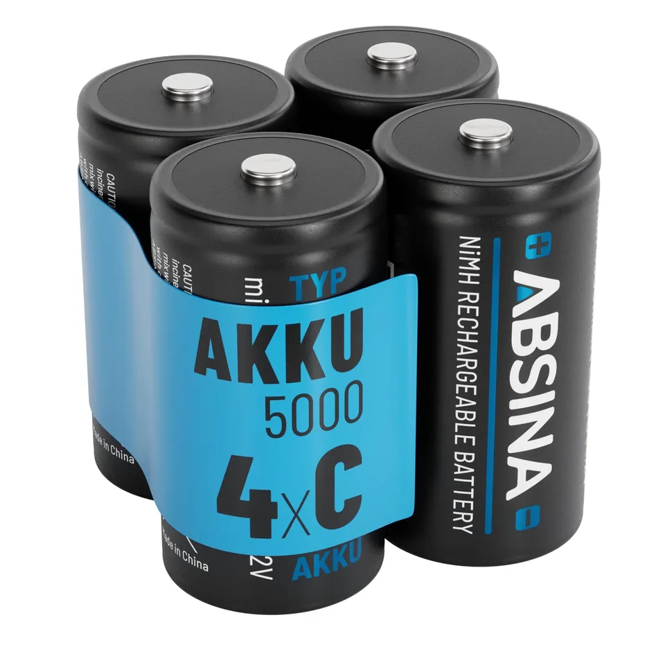 absina-nimh-akkus-baby-c-lr14-1-2v-4er-pack-4500mah image 1