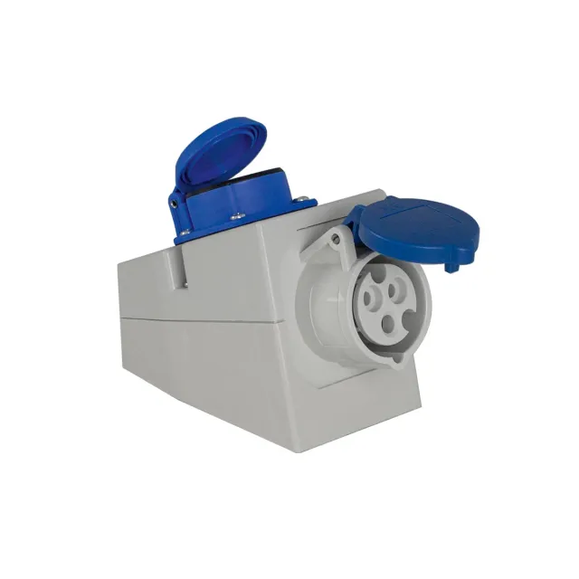 as-schwabe-mixo-cee-wanddose-16a-mit-schutzkontaktdose image 1