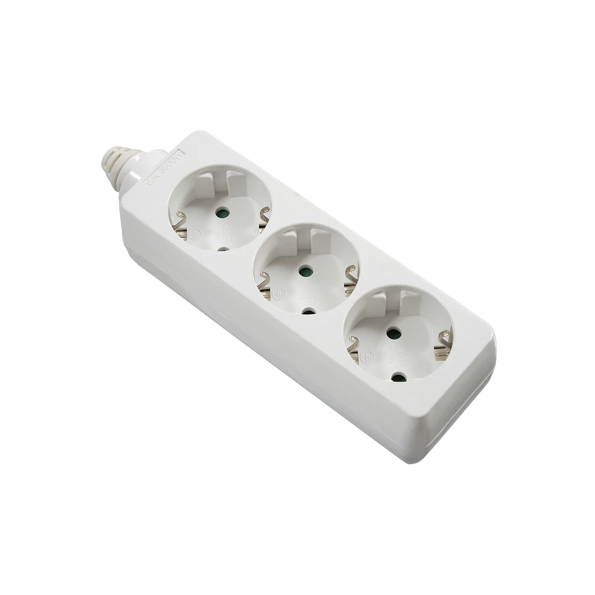 as-schwabe-s-series-steckdosenleiste-3-fach-wei-1-4m-ohne-schalter image 6