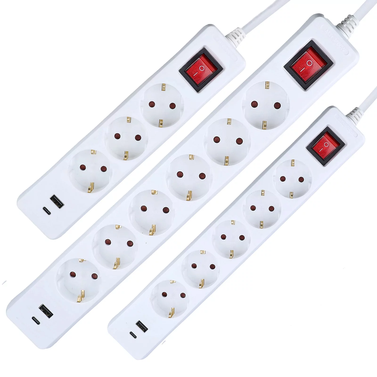 as-schwabe-s-series-steckdosenleiste-5-fach-wei-mit-usb-kaufen image 1