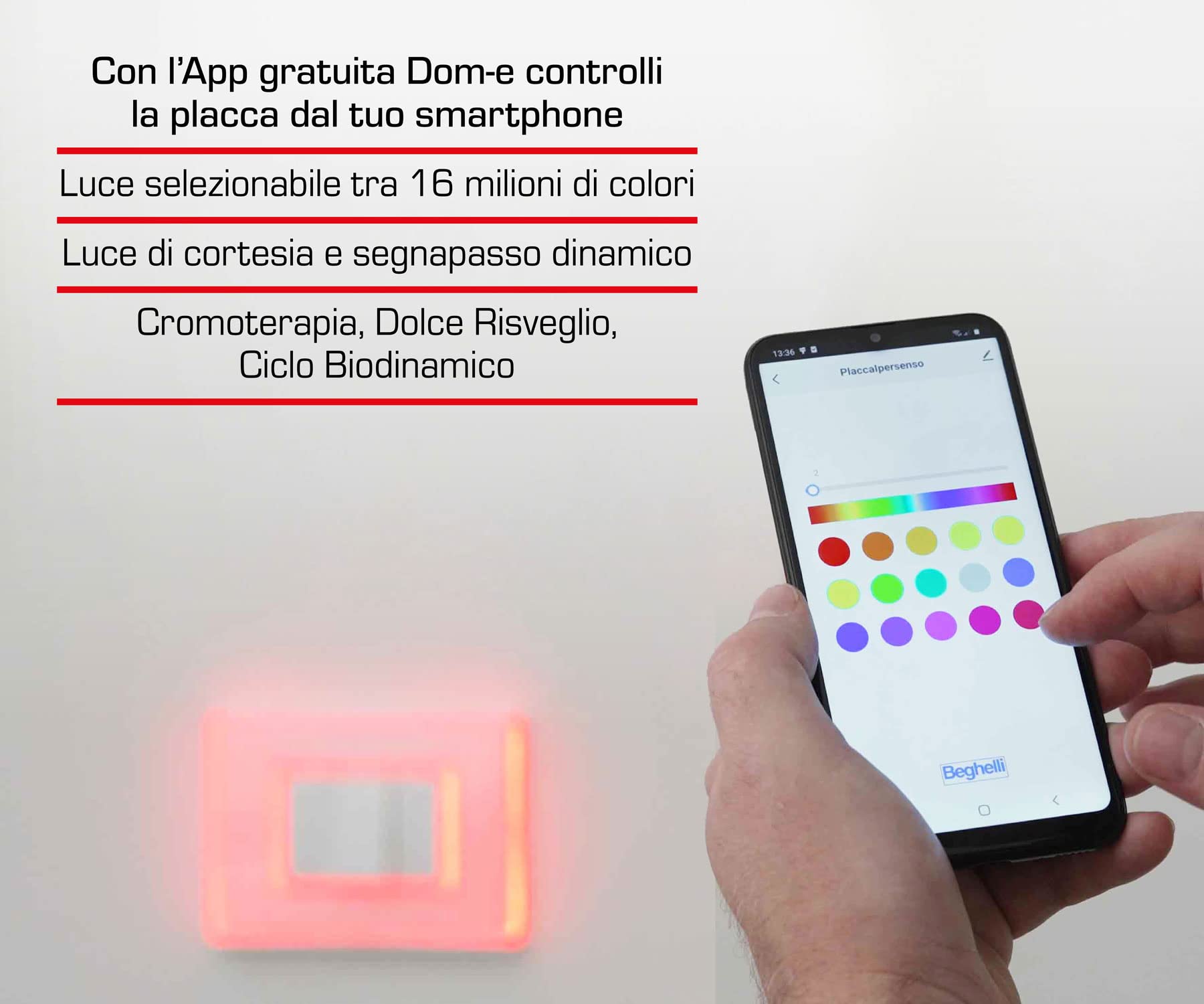 beghelli-smart-home-lite-3-fach-schalterplatte-wei-mit-rgb-licht image 3