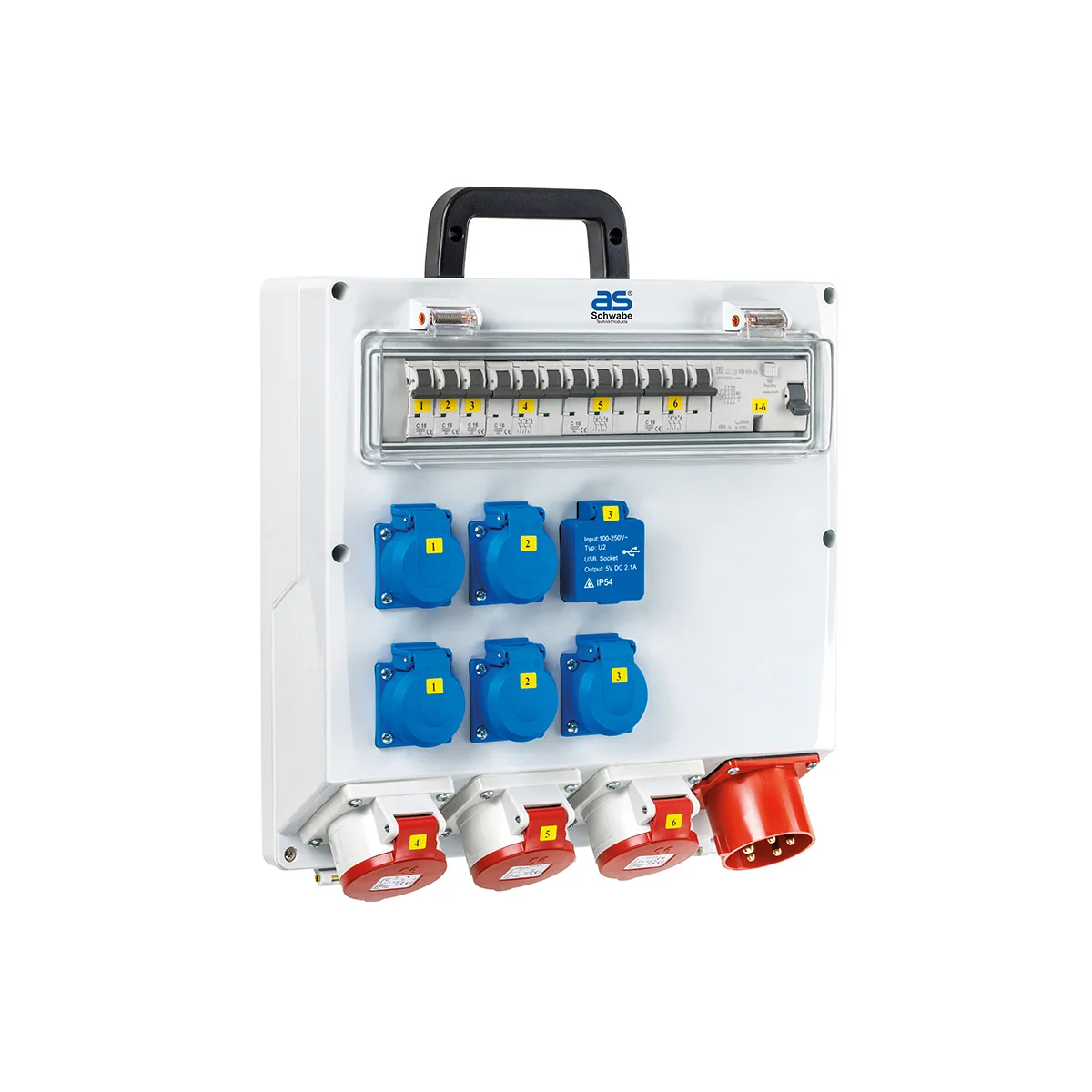 as-schwabe-fixo-5-max-wandverteiler-32-a-ip44 image 6