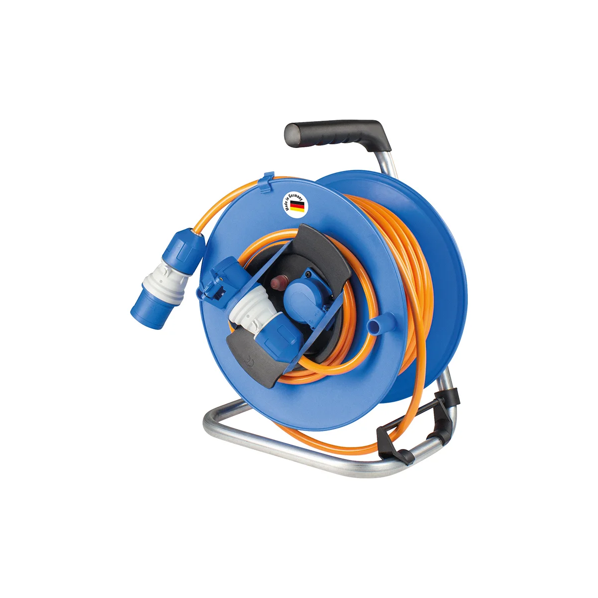 as-schwabe-xperts-kabeltrommel-25-m-camping-h07bq-f-orange image 1