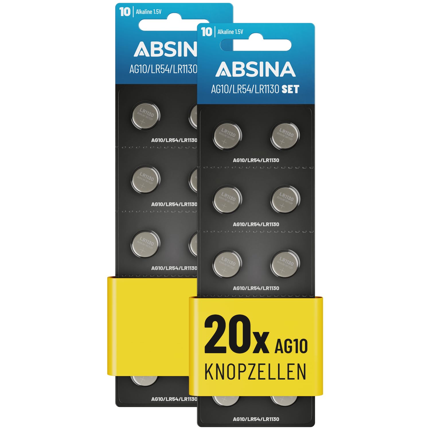absina-ag10-lr1130-knopfzellen-1-5v-alkaline-20er-pack image 1