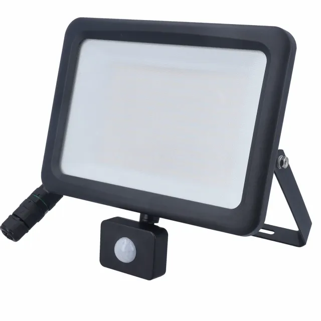as-schwabe-illumi-optiline-led-strahler-100w-bewegungsmelder image 1