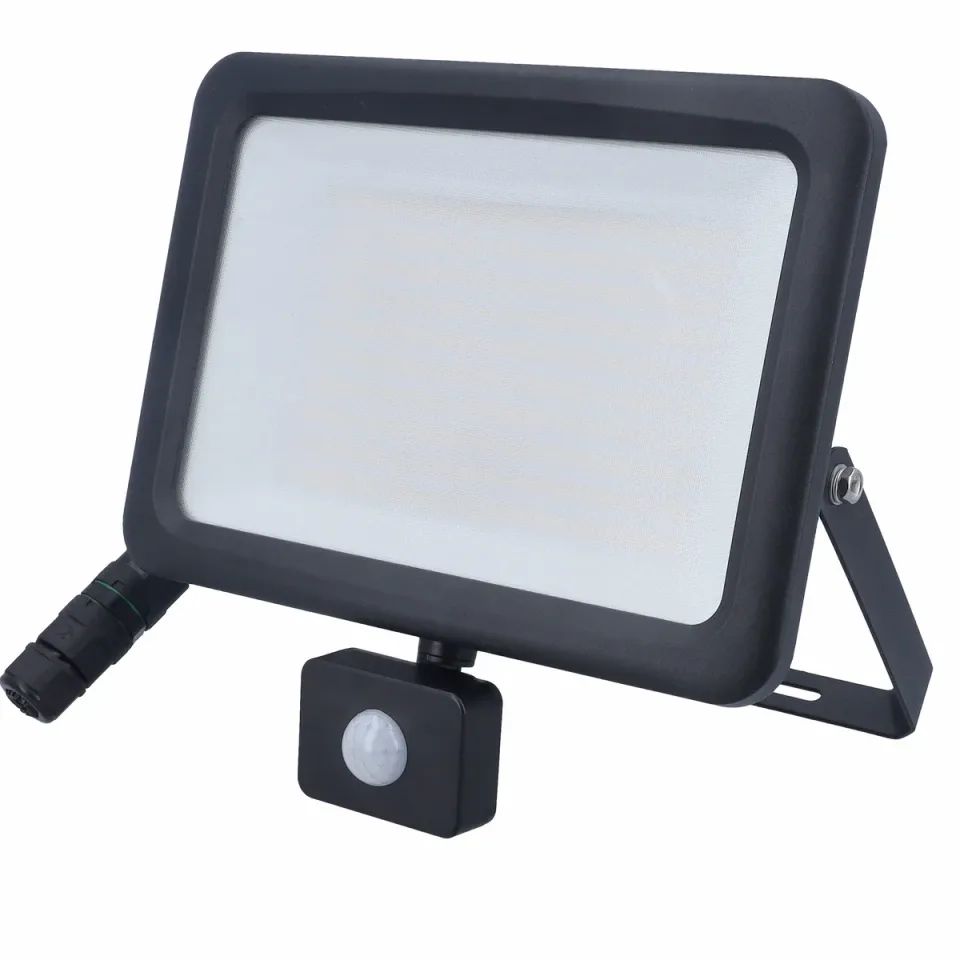 as-schwabe-illumi-optiline-led-strahler-100w-bewegungsmelder image 1