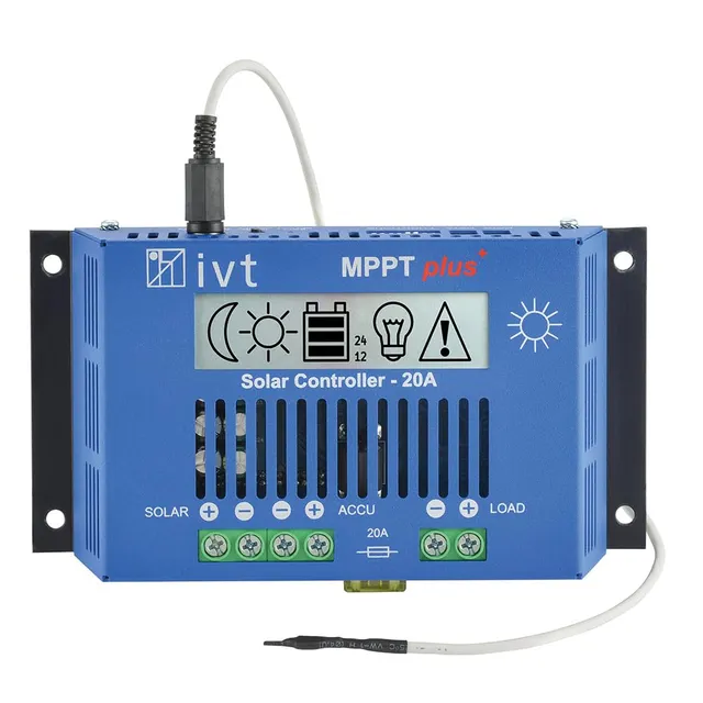 ivt-mpptplus-solar-laderegler-20a-12-24v-lcd-lifepo4-display image 1