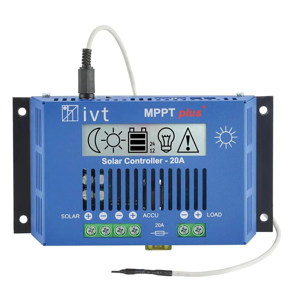 ivt-mpptplus-solar-laderegler-20a-12-24v-lcd-lifepo4-display image 1