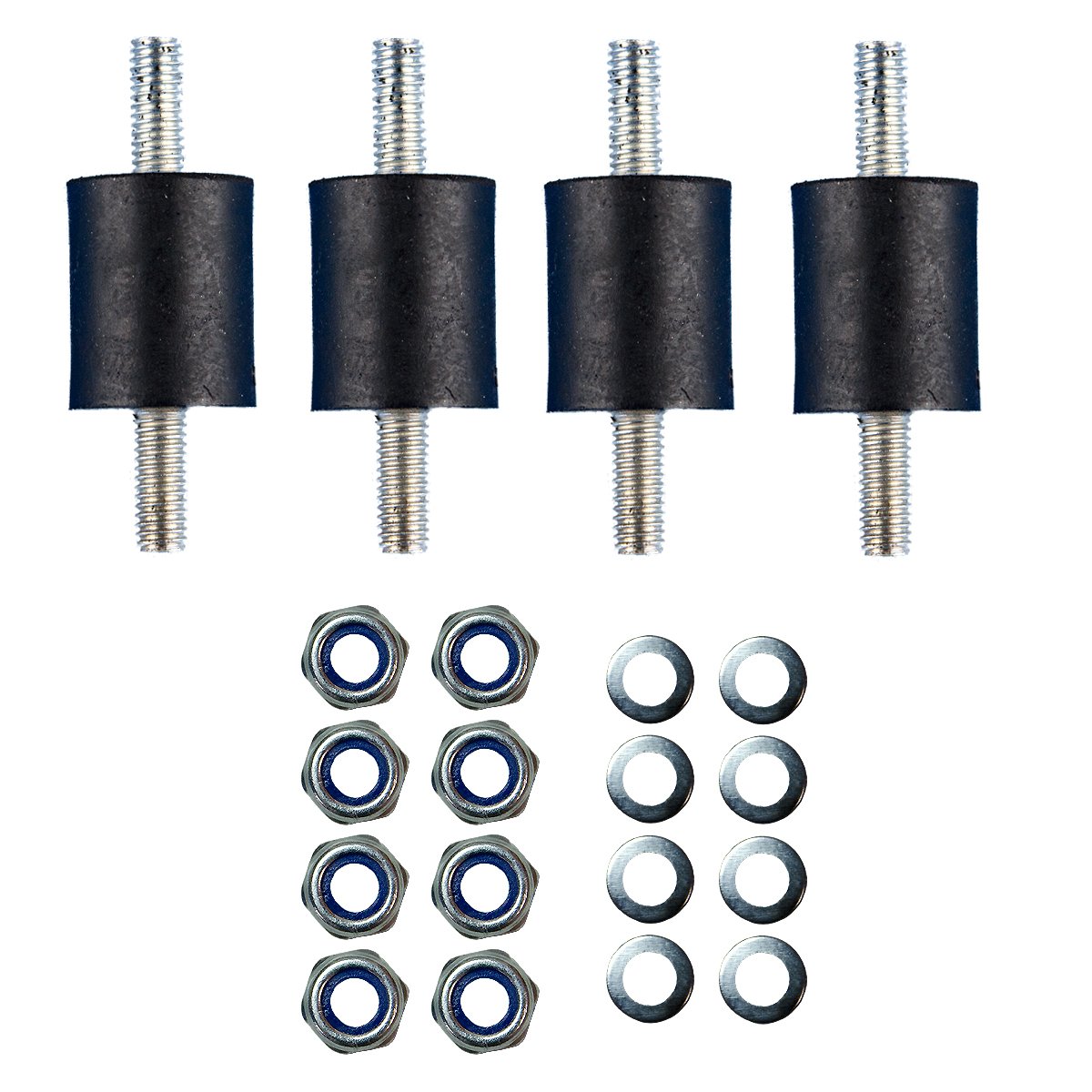 ivt-wechselrichter-schwingungsd-mpfer-set-dsw-m6-kautschuk image 1