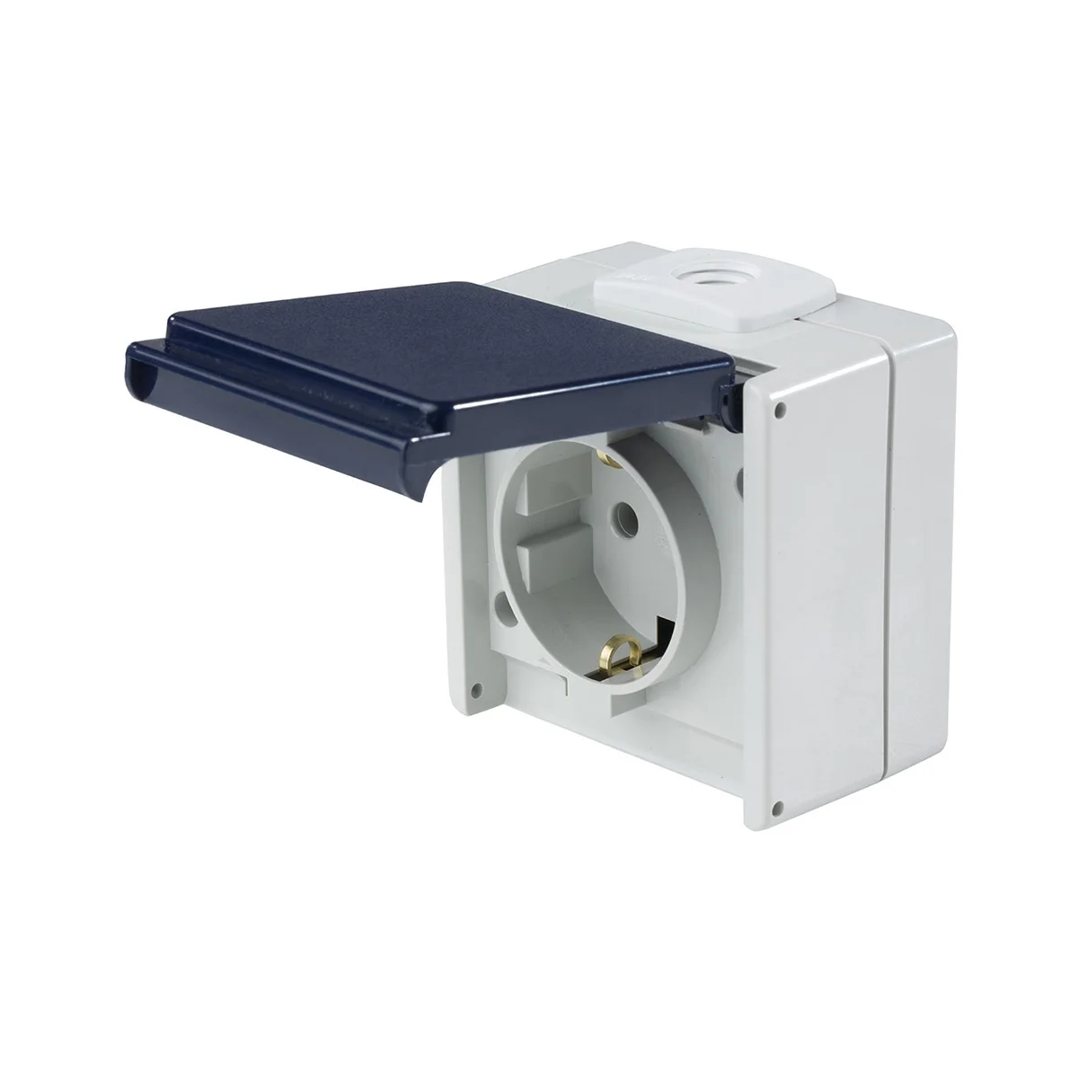 as-schwabe-mixo-62460-steckdose-1-fach-aufputz-16a image 1