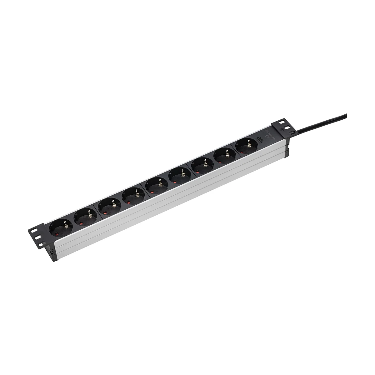 as-schwabe-s-series-18194-19-zoll-steckdosenleiste-9-fach-1he image 1