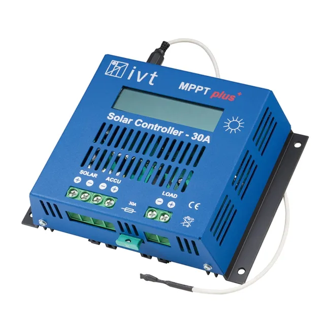 ivt-mpptplus-solar-laderegler-30a-12-24v-720wp-lcd-mppt image 1