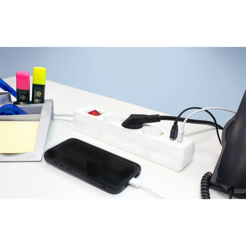 as-schwabe-s-series-steckdosenleiste-5-fach-wei-mit-usb-kaufen image 4