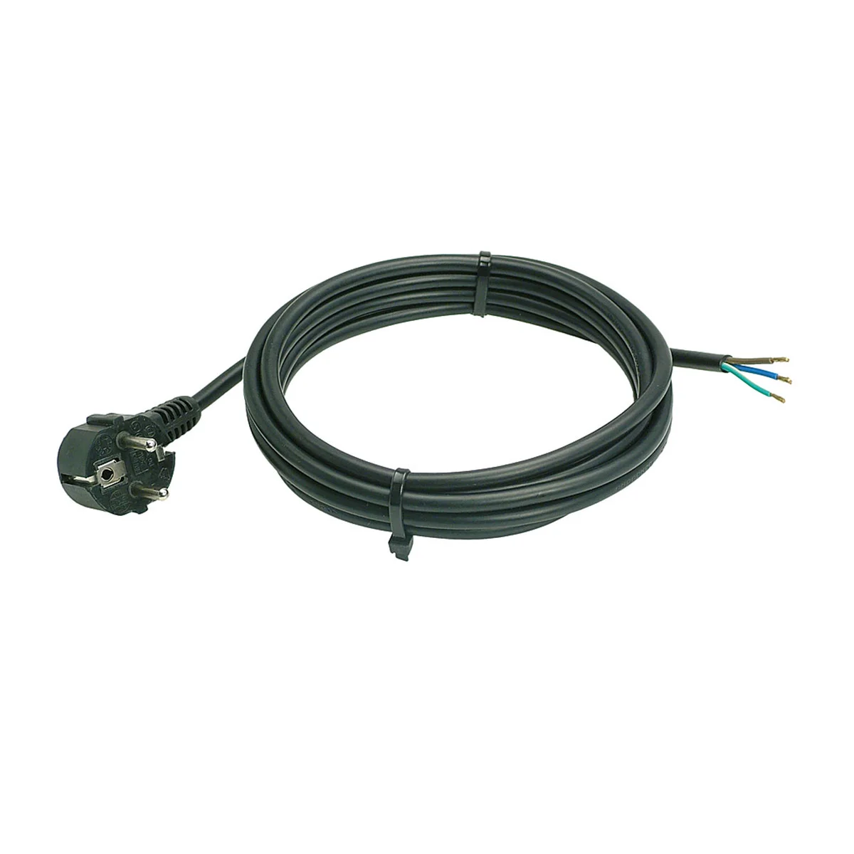 as-schwabe-mixo-anschlussleitung-winkelstecker-3m-wei-h05vv-f image 1