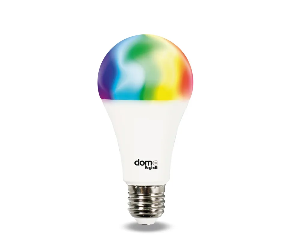 beghelli-dom-e-e27-14w-smart-lampe-rgb-wifi image 1