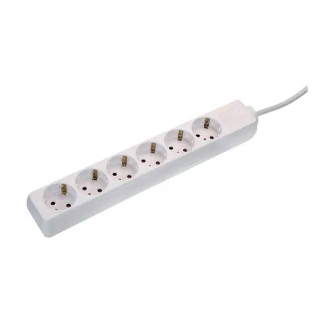 as-schwabe-s-series-steckdosenleiste-3-fach-wei-1-4m-ohne-schalter image 1