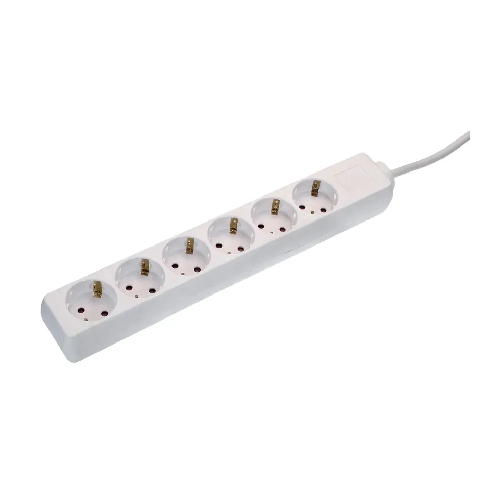 as-schwabe-s-series-steckdosenleiste-3-fach-wei-1-4m-ohne-schalter image 1