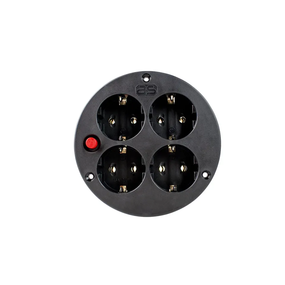 as-schwabe-xperts-steckdoseneinsatz-4-fach-ohne-deckel image 1