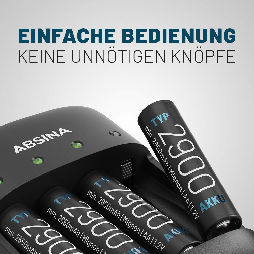 absina-x4-akku-ladeger-t-aa-aaa-9v-8x-aa-2900 image 2