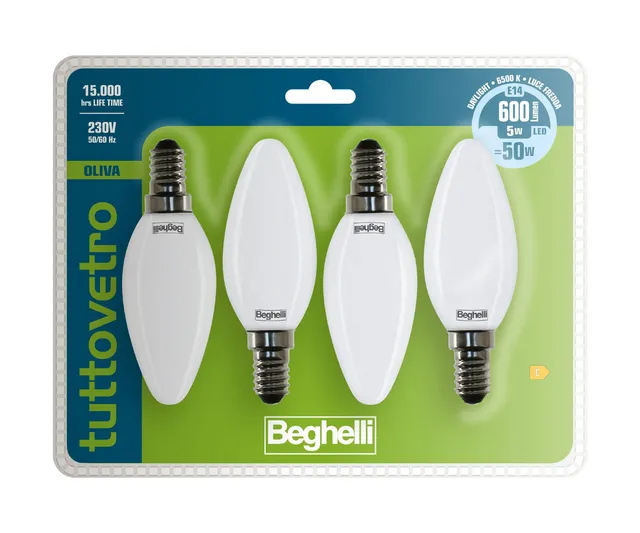 beghelli-tuttovetro-led-lampe-e14-5w-kaltlicht-4-st-ck image 1