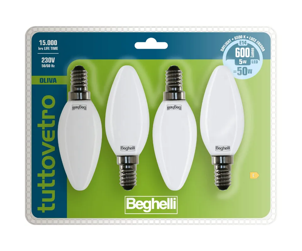 beghelli-tuttovetro-led-lampe-e14-5w-kaltlicht-4-st-ck image 1