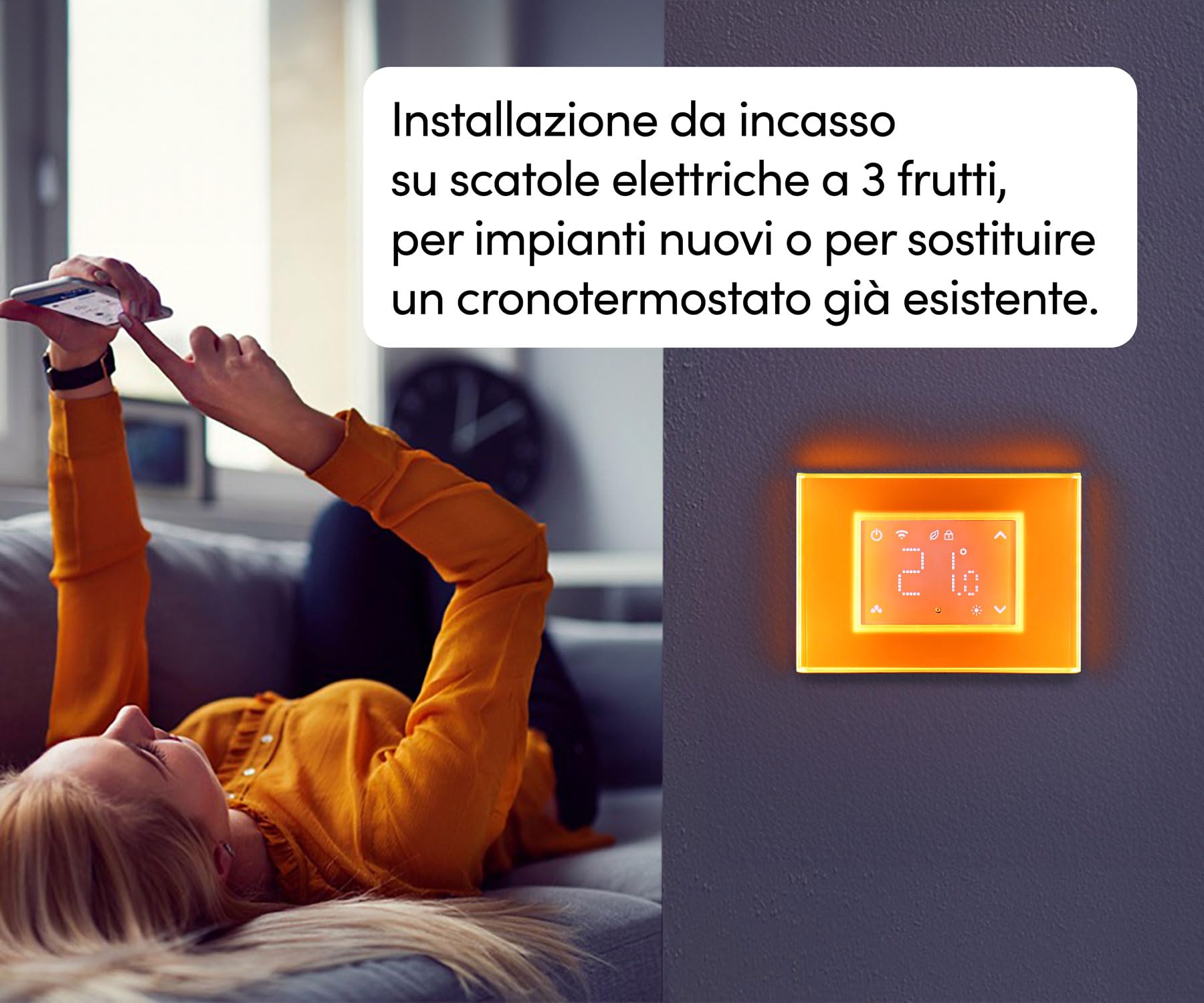 beghelli-smart-home-dom-e-thermostat-touch-wlan-akku image 5